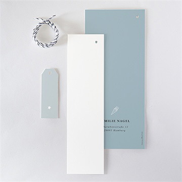 Einladungskarte Einschulung blauer traum - Vue 5