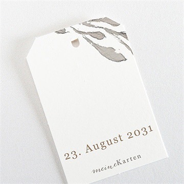 Geschenkanhänger Hochzeit Elegante Skizze - Vue 3