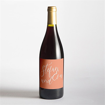 Flaschenetikett Hochzeit exzentrik - Vue 2