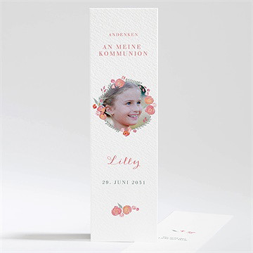 Andenken Kommunion Aquarellkranz