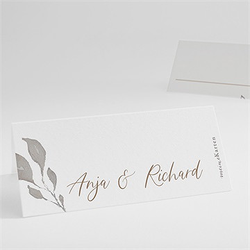 Tischkarte Hochzeit elegante skizze