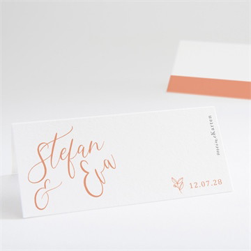 Tischkarte Hochzeit exzentrik