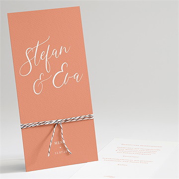 Menükarte Hochzeit Exzentrik