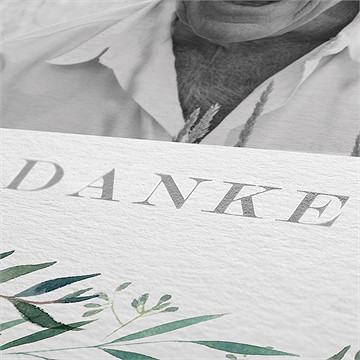 Trauerdanksagung erinnerung - silber - Vue 2