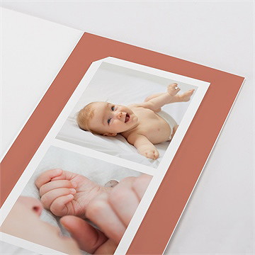 Einladung Taufe blumenmosaik - fotostreifen - Vue 4