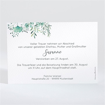 Trauerkarte schicksal - Vue 2