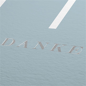 Trauerdanksagung einfache eleganz - silber - Vue 2