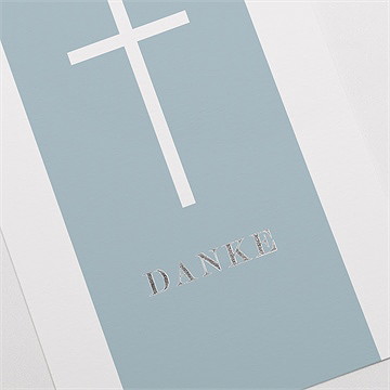 Trauerdanksagung einfache eleganz - silber - Vue 3