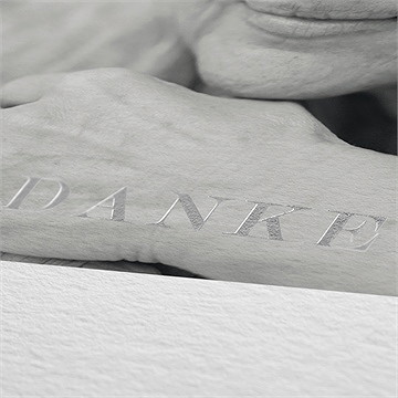 Trauerdanksagung schöne erinnerung - silber - Vue 2