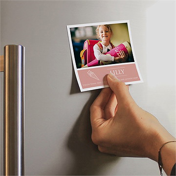 Dankeskarte Einschulung Schulbeginn - Magnet - Vue 2