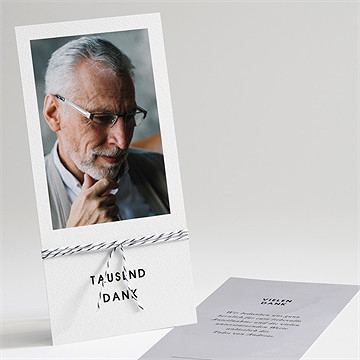 Trauerdanksagung Abschied - Kordel