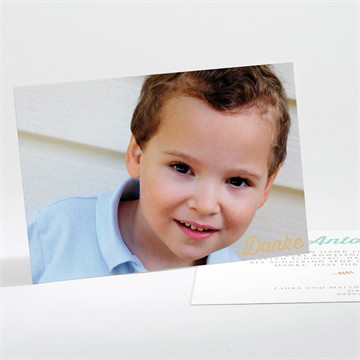 Dankeskarte Einschulung zarter schulbeginn