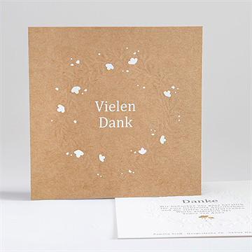 Trauerdanksagung Kraftprägung - Prägung