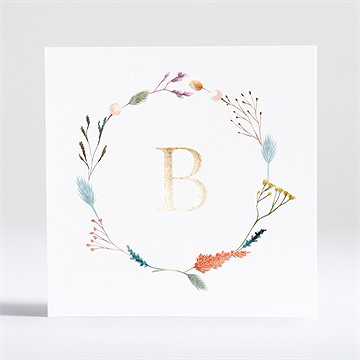 Trauerdanksagung farandole - gold