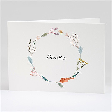 Trauerdanksagung farandole - querformat