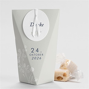 Geschenkbox Hochzeit blühender zweig - schachtel
