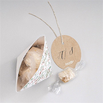 Geschenkbox Hochzeit Blumenwiese - Schachtel - Vue 3