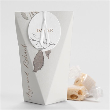 Geschenkbox Hochzeit elegante skizze - schachtel