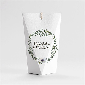 Geschenkbox Hochzeit zarte blüte - schachtel - Vue 4