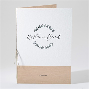 Kirchenheft Hochzeit wir beide