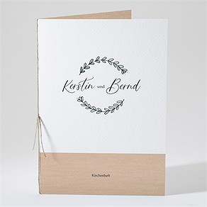 Kirchenheft Hochzeit wir beide