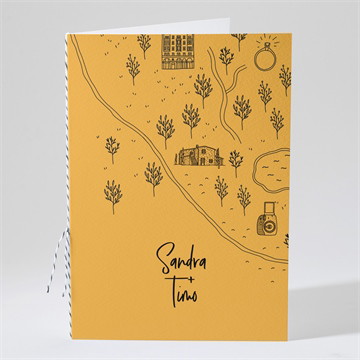 Kirchenheft Hochzeit bohemian chic