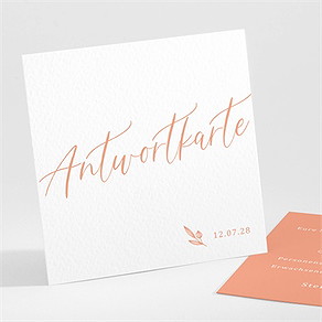 Antwortkarte Hochzeit exzentrik