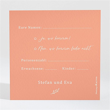 Antwortkarte Hochzeit exzentrik - Vue 2