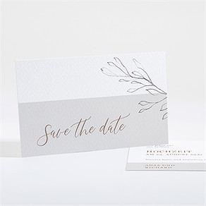 Save the Date Karte elegante skizze