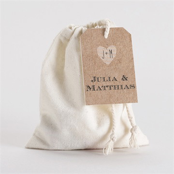 Geschenkbeutel Hochzeit zurück zur natur