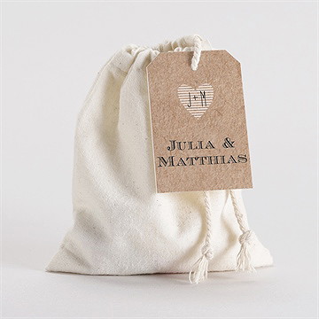 Geschenkbeutel Hochzeit zurück zur natur