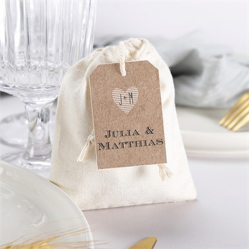 Geschenkbeutel Hochzeit zurück zur natur - Vue 3