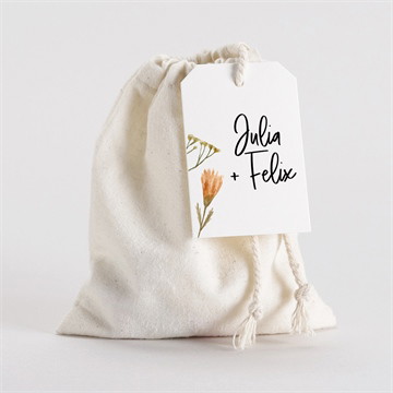 Geschenkbeutel Hochzeit landkunst - schachtel