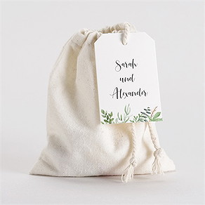 Geschenkbeutel Hochzeit blättertanz