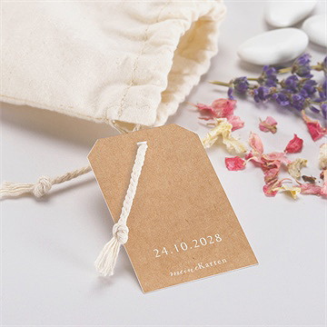 Geschenkbeutel Hochzeit boheme schick - Vue 2