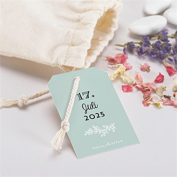 Geschenkbeutel Hochzeit kleines origami - Vue 2