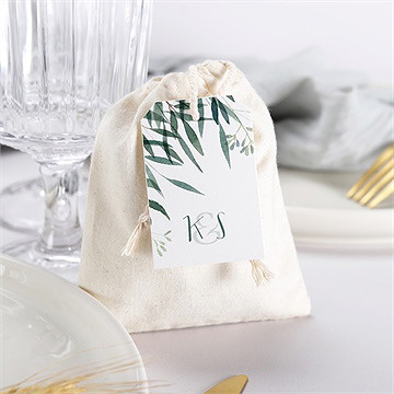 Geschenkbeutel Hochzeit olivenzweig - Vue 3