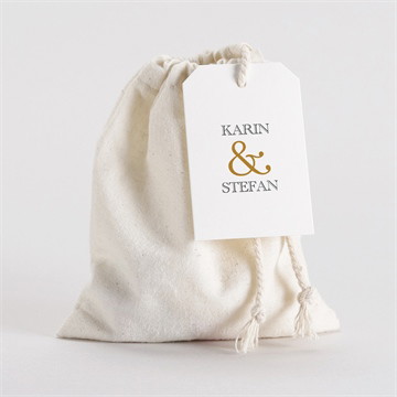 Geschenkbeutel Hochzeit eng verbunden