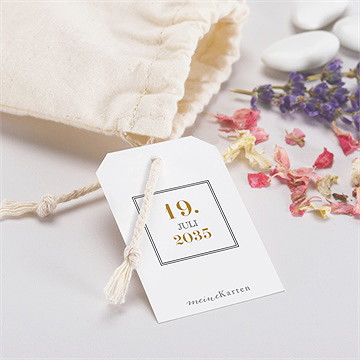 Geschenkbeutel Hochzeit eng verbunden - Vue 2