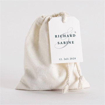 Geschenkbeutel Hochzeit schlicht & elegant