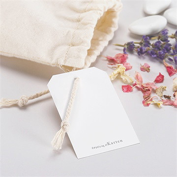 Geschenkbeutel Hochzeit schlicht & elegant - Vue 2