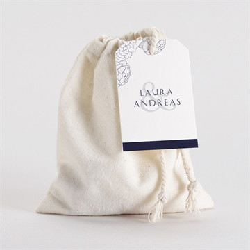 Geschenkbeutel Hochzeit pfingstrose