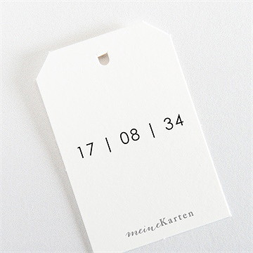 Geschenkanhänger Hochzeit verbunden - Vue 3