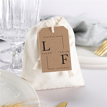 Geschenkbeutel Hochzeit verbunden - Vue 3