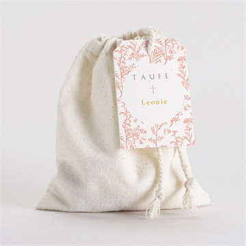Geschenkbeutel Taufe Vintage natur