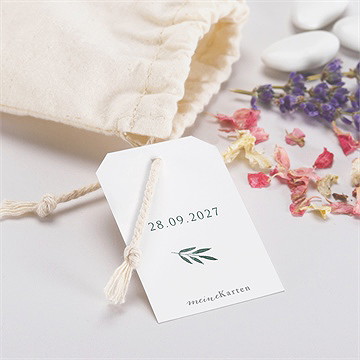 Geschenkbeutel Taufe Pflanzenschmuck - Vue 2