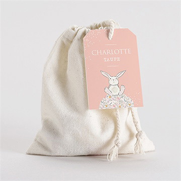 Geschenkbeutel Taufe Kleines Kaninchen