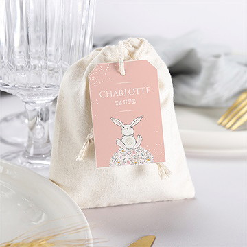 Geschenkbeutel Taufe Kleines Kaninchen - Vue 3
