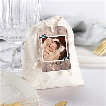 Geschenkbeutel Taufe Wachsender Baum - Vue 3