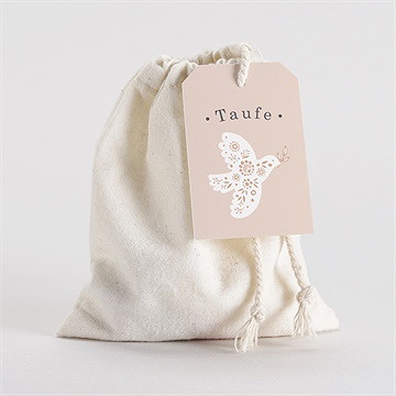 Geschenkbeutel Taufe Friedenstaube